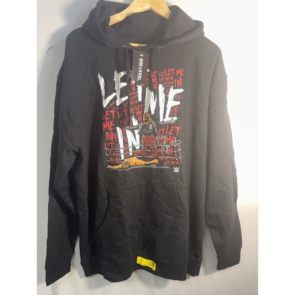 WWE Bray‎ Wyatt Let Me In Pullover Hoodie XL Black Official Licensed NWT